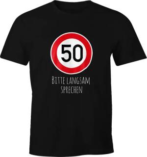 MoonWorks Print-Shirt Herren T-Shirt Geburtstag 50