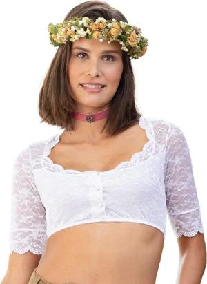Nina Von C. Dirndlbluse Dirndlbluse halbarm
