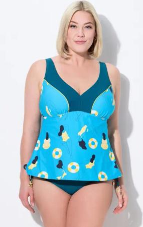 Ulla Popken Bügel-BH Tankini Schwimmerin Softcups
