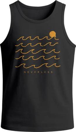 Neverless Tanktop Herren Tank-Top mitt Print