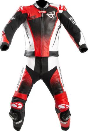 MUGENRACE Motorradkombi Sidegun perforierte 2-Teiler Motorrad