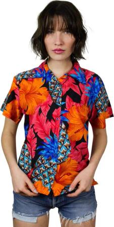 King Kameha Hawaiihemd Pineapple Hibiscus Funky
