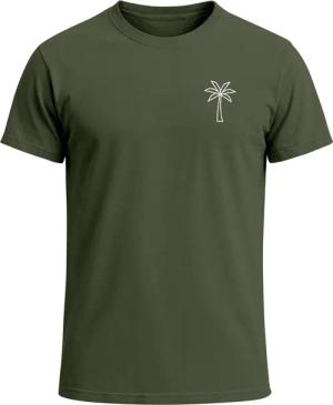 Neverless Print-Shirt Herren T-Shirt Palme Print
