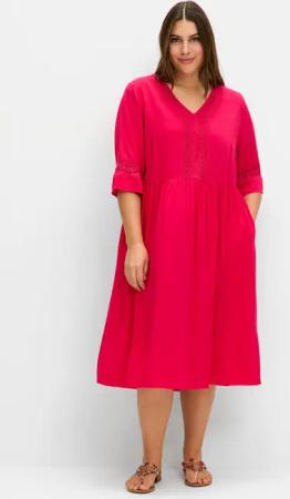 Sheego Etuikleid A-Linien-Kleid