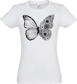 Youth Designz Print-Shirt "Floral Butterfly" Damen
