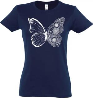 Youth Designz Print-Shirt "Floral Butterfly" Damen