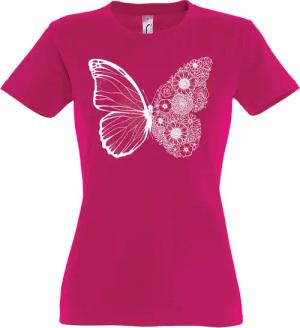 Youth Designz Print-Shirt "Floral Butterfly" Damen