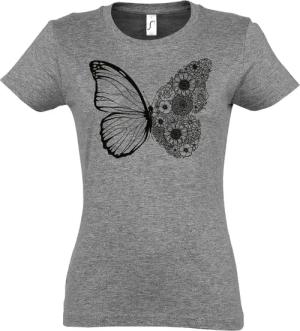Youth Designz Print-Shirt "Floral Butterfly" Damen
