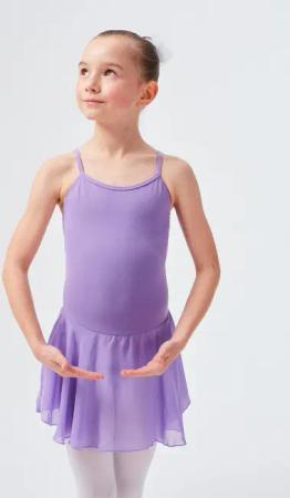 tanzmuster Chiffonkleid Ballettkleid Maggie mit Spaghettiträgern