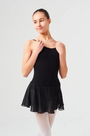tanzmuster Chiffonkleid Ballettkleid Maggie mit Spaghettiträgern
