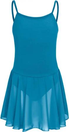 tanzmuster Chiffonkleid Ballettkleid Maggie mit Spaghettiträgern