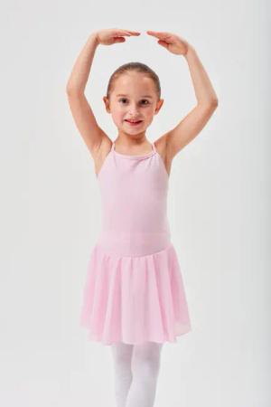 tanzmuster Chiffonkleid Ballettkleid Maggie mit Spaghettiträgern