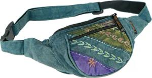 Guru-Shop Gürteltasche Bestickte Ethno Sidebag, Nepal
