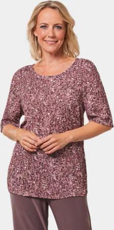 GOLDNER Druckbluse Chiffonbluse mit farbbrillantem Druck