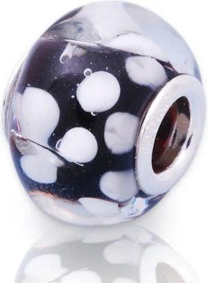 Unique Bead Unique Bead aus Glas mit 925 Silber Fassung BG0081