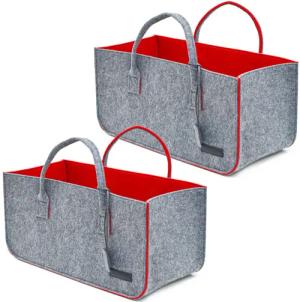 DuneDesign Einkaufsshopper 2er Set Tragetasche Filz