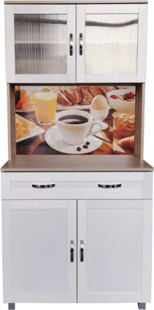 HTI-Line Hochschrank Küchenbuffet Blanca (Stück, 1-St.,