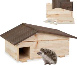 relaxdays Igelhaus mit Bode, Natur