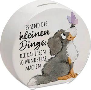 speecheese Spardose Hund Spardose mit Spruch