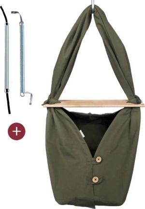 HOBEA-Germany Babywippe Federwiege khaki