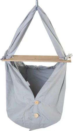 HOBEA-Germany Babywippe Federwiege grau
