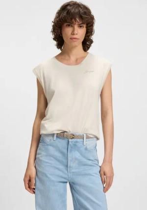 BOSS ORANGE Rundhalsshirt "Elai Premium Damenmode", im Relaxed Fit, ärmellos