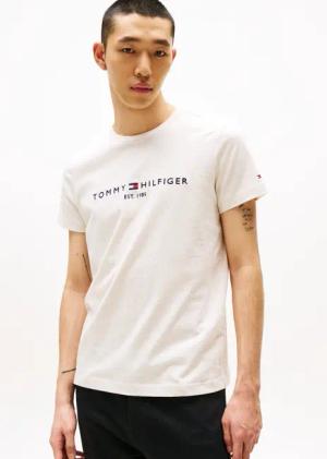 Tommy Hilfiger T-Shirt "TOMMY LOGO TEE", aus reiner Baumwolle