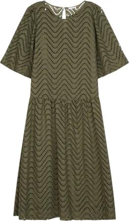 seidensticker Midikleid Kleid mit Lochmuster