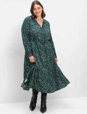 Sheego Blusenkleid "Blusenkleid"