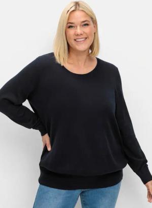 Sheego Rundhalspullover "Rundhalspullover"