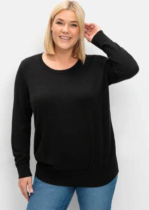 Sheego Rundhalspullover "Rundhalspullover"