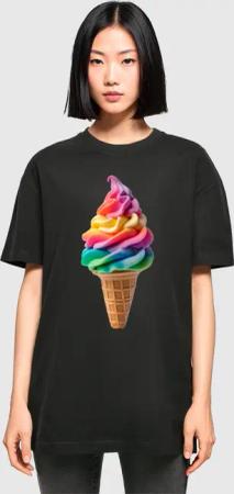 Merchcode Ladies Pride Scoops Oversized Tee