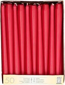 50 STARPAK Kerzen bordeaux