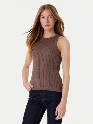 Tommy Hilfiger Top WW0WW45706 Braun Slim Fit