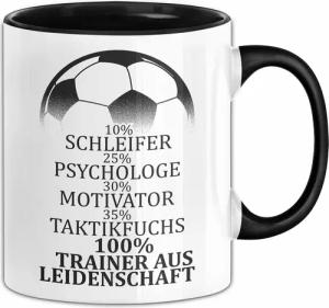Trendation Tasse Fußballtrainer Tasse Spruch Trainer