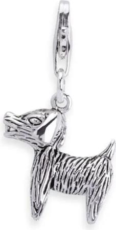 Unique Charm-Einhänger Unique Silber Charm mit Karabiner für Basisarmbänder CH0101
