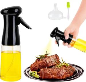 MEGAGOODS Ölausgießer Öl-Sprühflasche feinzerstäubend für Küche