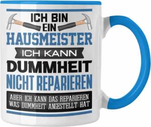 Trendation Tasse Hausmeister Tasse Geschenk Lustiger