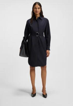 BOSS ORANGE Hemdblusenkleid Delegant Premium Damenmode