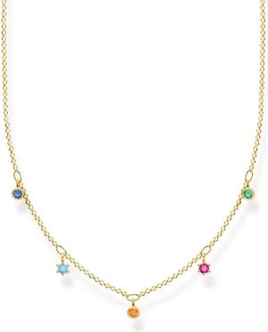 THOMAS SABO Goldkette farbige Steine gold,