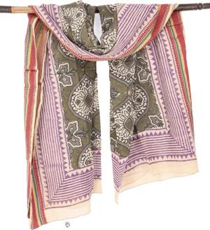 Guru-Shop Sarong Leichter Pareo, Sarong, handbedrucktes..
