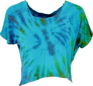 Guru-Shop T-Shirt Batik Hippie T-Shirt, Unikat
