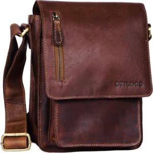 STILORD Schultertasche "Finn" Kleine Umhängetasche Herren