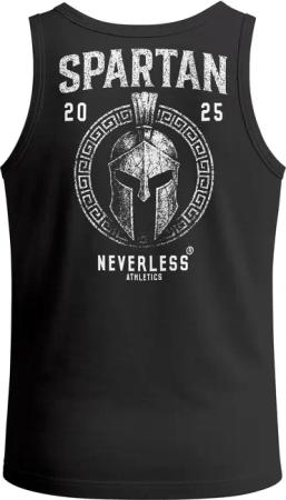 Neverless Tanktop Herren Tank-Top Backprint Helm-Print