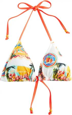 Next Triangel-Bikini-Top Strukturiertes Triangel-Bikinioberteil (1-St)