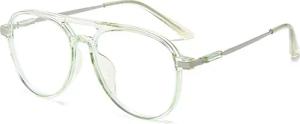 PACIEA Lesebrille Blaulichtfilter Doppelbalkenrahmen Oversized Elegant
