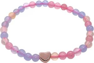 Steinfixx® Perlenarmband Edelsteinarmband aus Morganit mit