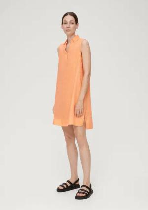 s.Oliver Minikleid Blusenkleid aus Leinen