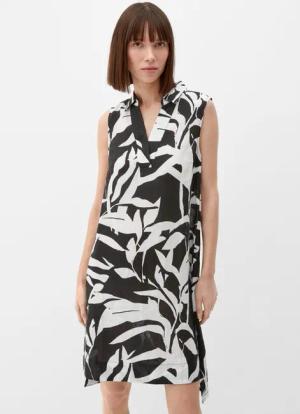 s.Oliver Minikleid Blusenkleid aus Leinen