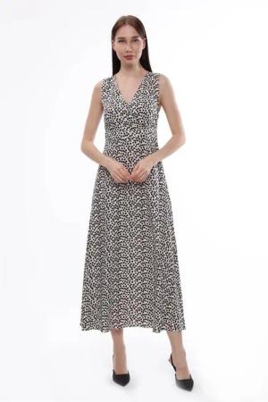 HomeStore Midikleid Gemustertes Maxikleid